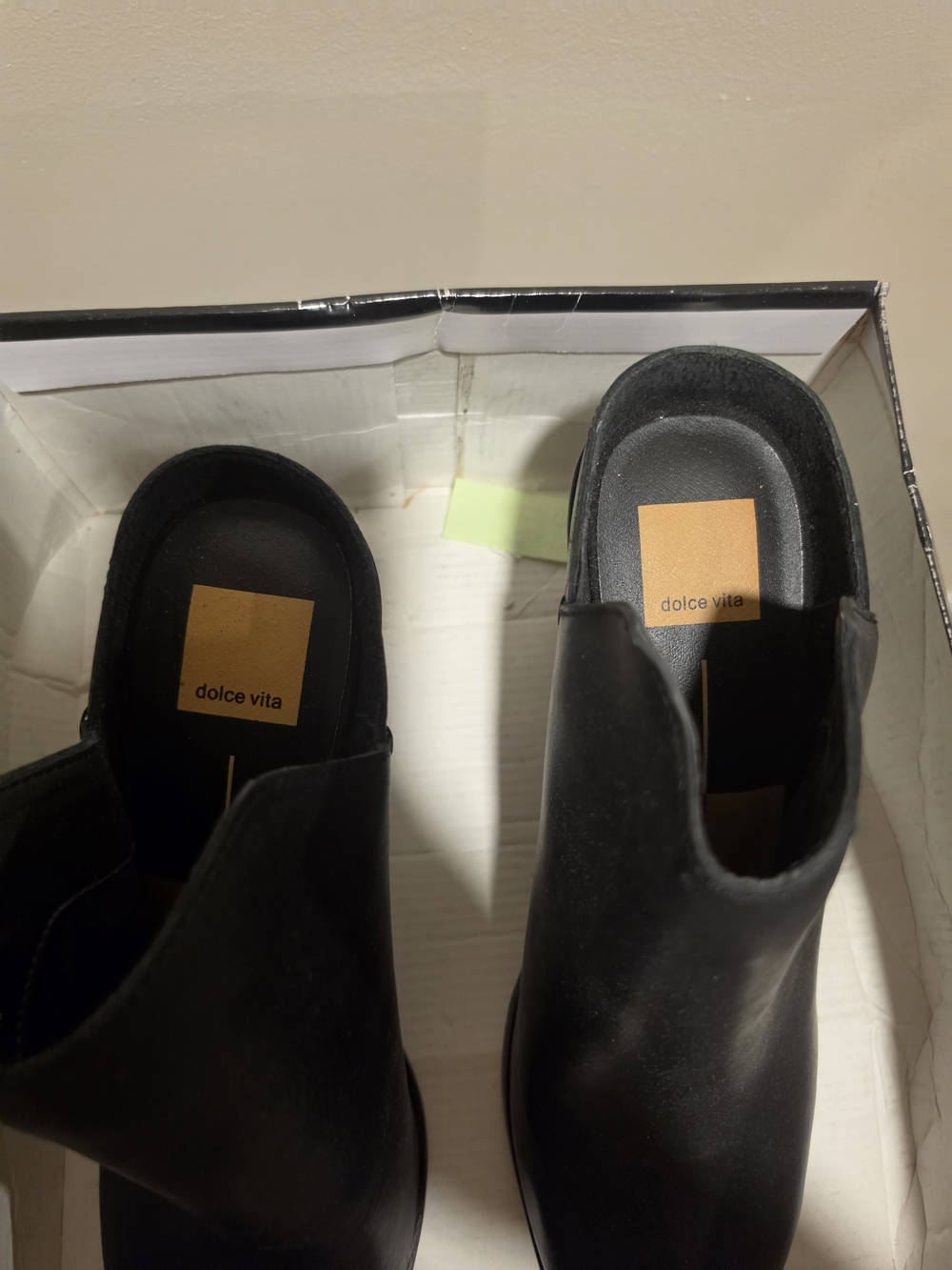 Dolce Vita Men's Black Slip-On Leather Shoes
